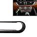 TOOGOO Carbon Fiber for Alfa Romeo Giulia Stelvio 2016 2017 2018 Abs Chrome Center Air Conditioning Adjustment Frame Trim Car Accessory