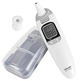 Vive Precision Ear And Forehead Thermometer - Instant Digital Readings For Baby, Infants, Toddlers, Kids, Pets And Adults - For Temporal Artery And Tympanic Safety - Medical Accurate Fever Detection
