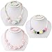 PinkSheep 3PCS Necklaces for Kids Girls Butterfly Flower Cherry Pendant Necklace Set for Little Girls Unicorn Birthday Party Favors Goodie Bag Fillers