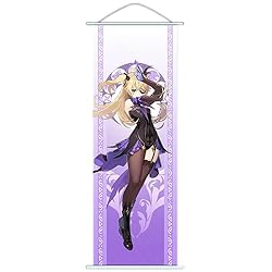 Flyshun Furina Wall Scroll Poster,Hanging Wall Art