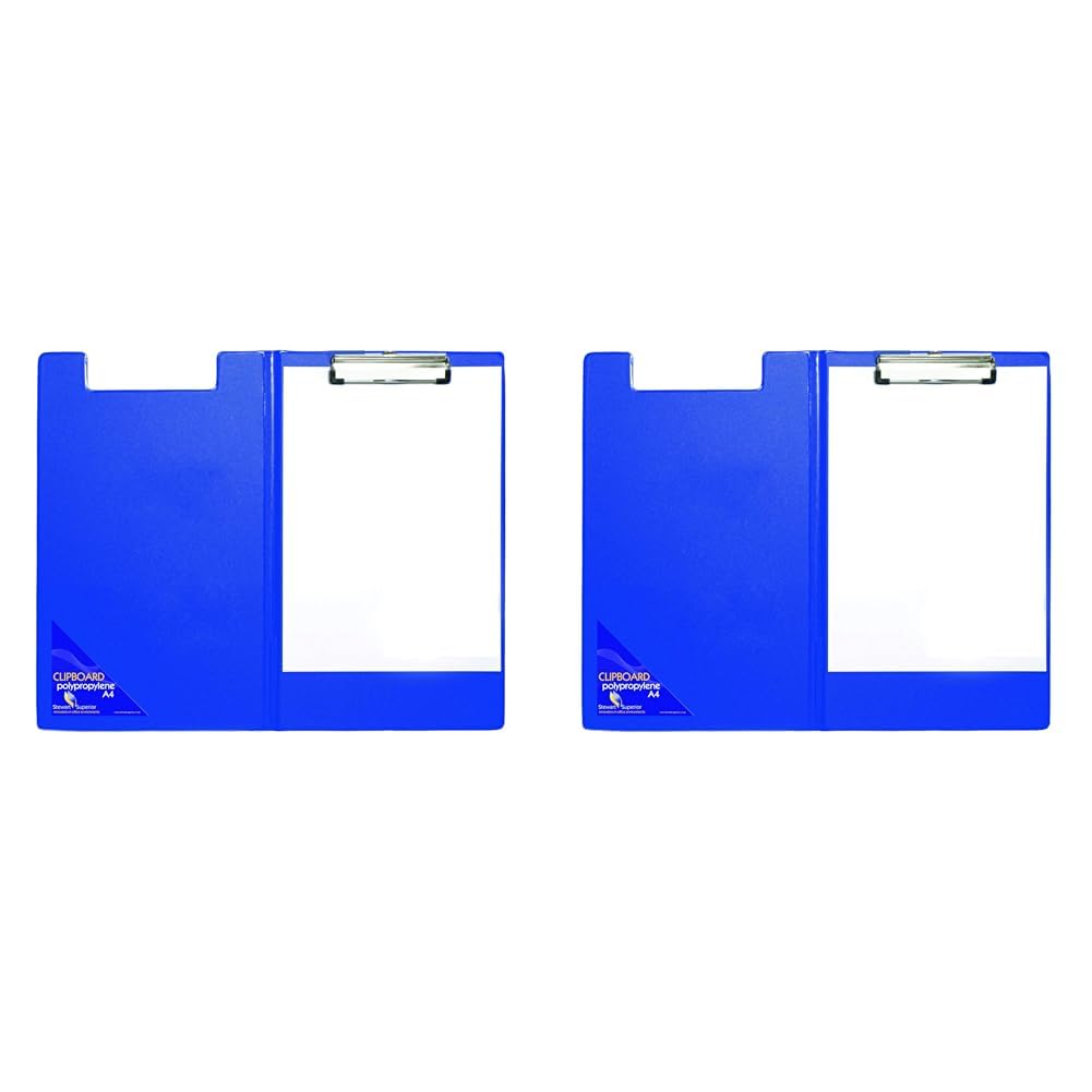 Blue Foldover Clipboard A4+ (Pack of 2)