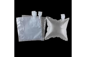 100 Pack with Hand Pump AIR PAKPRO 13.8"X13.8" Clear Plastic Inflatable Air Packaging Bags Air Pillows Air Cushions Buffer Bags Void Fill Cushioning for Shipping and Packaging