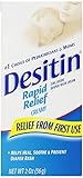 Desitin Rapid Relief Creamy Zinc Oxide Diaper Rash Cream, 2 Count