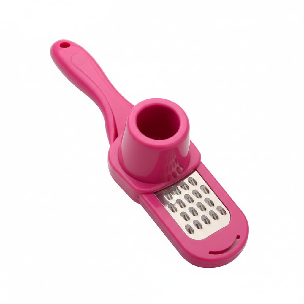 L-FENG-UK Multifunctional Kitchen Garlic Crusher, Durable Stainless Steel Garlic Press, Effortlessly Crushes Garlic, Ideal for Home Kitchens and Restaurants, Easy to Clean