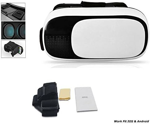 3D VR Glasses with/without Controller Portable Virtual Reality Headset Movies and Games for iPhone and Android 3.5-6" Smartphones Cell Phones