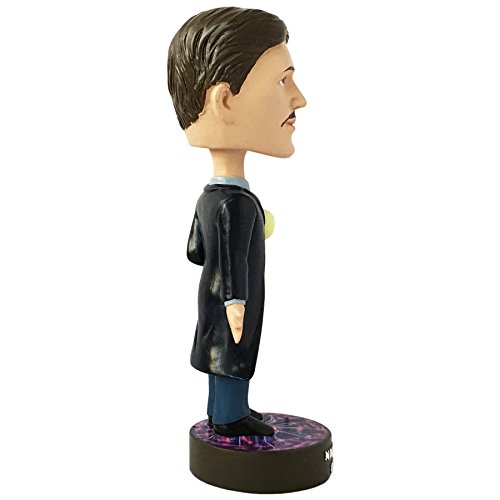 Off the Wall Toys Action Figures Bobble Head Nikola Tesla Collector Bobblehead Educational Statue Doll Figurine