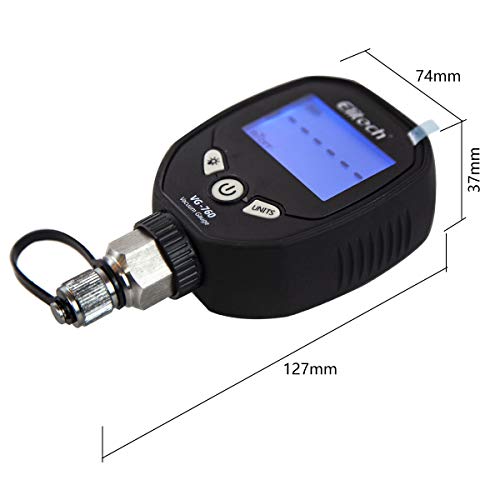 Elitech VG760 Digital Vacuum Gauge Micron Gauge for HVAC Micron Meter Refrigerant Vacuum Meter
