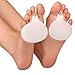 MediToes Orthotic Metatarsal Pads | 4 Pairs Ball Of Foot Cushions For Active Men & Women | Silicone Gel Feet Support Pad For Morton’s Neuroma, Plantar Fasciitis & Metatarsalgia Instant Pain Relief