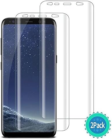 [2 PACK] Samsung Galaxy S8 Screen Protector (Case Friendly), Goreson [Full Coverage] PET Soft Flexible TPU film with Lifetime Replacement Warranty