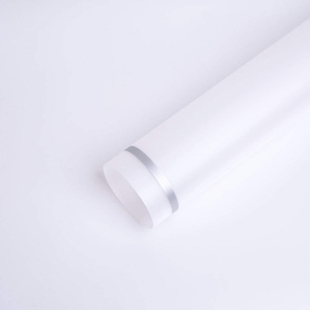 BBJ WRAPS Translucent Waterproof Flower Wrapping Paper Florist Bouquet Packaging 20 Sheets 23.6x23.6 Inch (Silver)