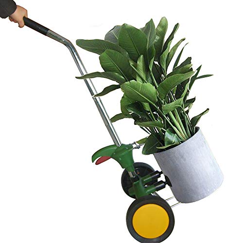 Plant Dolly with Flat Free Wheels Potted Plant Mover for Garden Potted Flower Trees