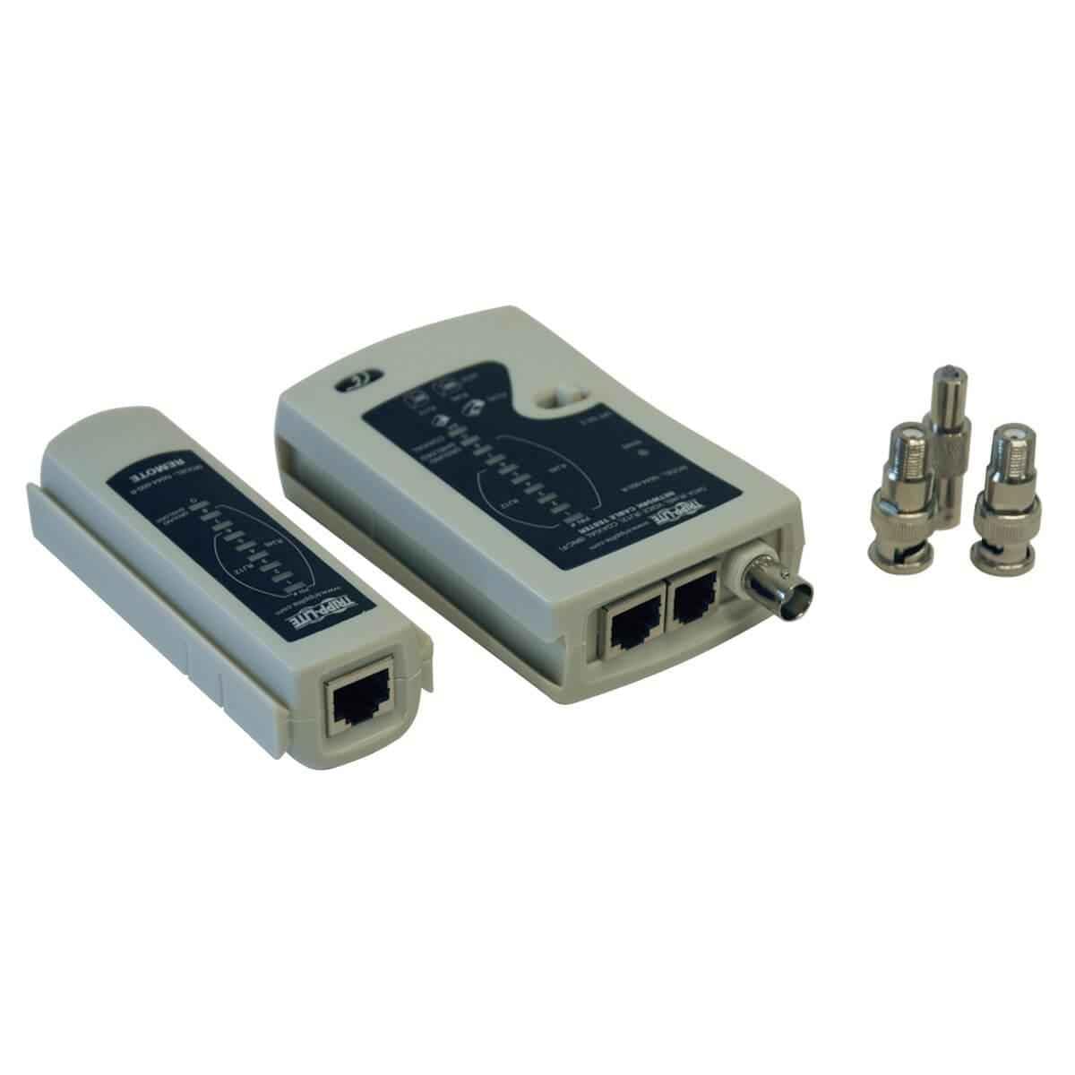 Tripp Lite Network Cable Continuity Tester for Cat5 Cat5e Cat6 Phone Coax (N044-000-R)