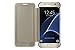 Samsung Galaxy S7 Case S-View Clear Flip Cover - Gold