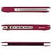 MOSISO Plastic Hard Shell Case & Keyboard Cover & Screen Protector Only Compatible with MacBook Pro 13 inch (A1278, Old Version with CD-ROM), Release Early 2012/2011/2010/2009/2008, Wine Red