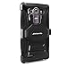LG G Stylo Case, Cellularvilla LG G Stylus Case [Heavy Duty] [Hard Soft] Hybrid Armor Rugged Case with Holster Shell [Belt Clip] Swivel Kickstand Cover For LG G Stylo LS770 (Black)