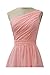ORIENT BRIDE Women's One Shoulder Bridesmaid Dresses Short Prom Gown