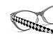 Calabria Emily Womens Cateye Reading Glasses Stylish Trendy Fashion Eyeglasses Cat Eye Single Power Readers Distortion Free