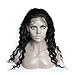Ms Fenda Loose Wave 360 Lace Frontal Wig 180% Density Peruvian Remy Human Hair Adjustable Wigs with Baby Hair High Density Wig for Black Women (16inch, Loose Wave)