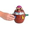 TOMY-Games-T7028-TOMY-Pop-Up-Pirate-Classic-Childrens-Action-Board-Game-Toy-Wood-Choc-Brown TOMY Pop Up Pirate Classic Children's Action Board Game, Family and Preschool Kids Game, Action Game for Children 4, 5…
