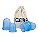 Supersail Silicone 4pcs Cup Set Cupping Therapy for Cellulite Neck Body Massage Suction Cups Therapy 2 Large Size and 2 Medium Size