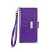 iPhone 6S Case/iPhone 6 Case, IZENGATE [Classic Series] Wallet Case Premium PU Leather Flip Cover Folio with Stand for Apple iPhone 6 (2014) / Apple iPhone 6S (2015) (Purple)