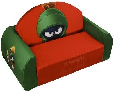 Magical Harmony Kids Flip Sofa - Marvin The Martian - Multicolor - Sofa Bed for Kids - Children's Furniture - Bedroom Collection - Boys Room - A-Must Have for your Kid Ages 2 and up.