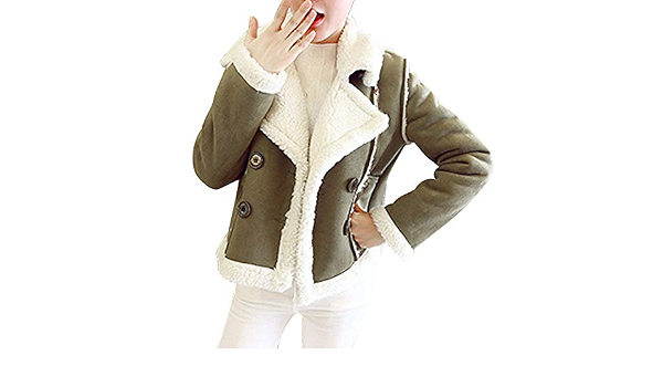 Abrigo de invierno para mujer, cálido, con doble pecho, con bolsillos  cortos, para vestir de plumón, para uso en exteriores, para Navidad, regalo  de Navidad para mujer : Amazon.es: Ropa