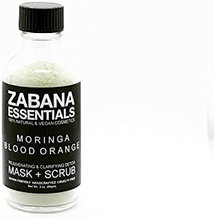 Moringa Blood Orange Rejuvenating &amp; Clarifying Detox Mask + Scrub *Vegan &amp; Cruelty Free
