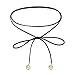 BodyJ4You Long Chain Wrap Choker Necklaces Set 3 Pieces Gothic Black Velvet Necklace