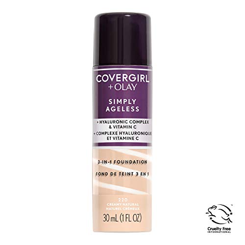 Covergirl & Olay Simply Ageless 3-in-1 Liquid Foundation, Creamy Natural