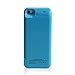 COOLEAD 4200mAh External Power Pack Case and Rechargeable Back Up Battery Charger for Iphone 5C 5 5S (Blue) -Side extra USB port can help do other emergency charging for other USB devicdes when needed