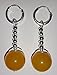 Yellow Jade Potara Earrings - Dragon Ball Z Anime Cosplay Costume Accessories by TamaShop