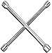 CARTMAN 14" Heavy Duty Universal Lug Wrench, 4-Way Cross Wrench primary