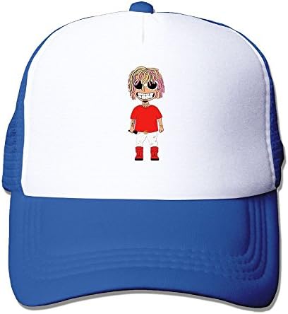 Smiling Lil Pump Gucci-Gang Trucker Caps Mesh Hats With Solid Colors And Adjustable Strap For Women &amp; Men Polyester Hat Unisex Cap