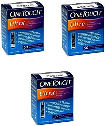 One Touch Ultra Test Strips, 50 Count (3)