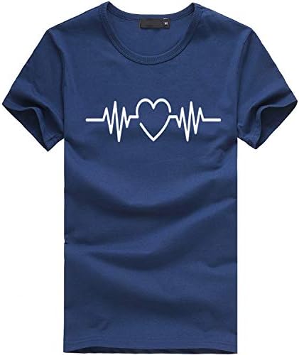 TOPSELD Womens Clothes，Women Plus Size Cat Gesture Print Short Sleeve T-Shirt Tops