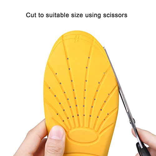 Shoe Insoles Memory Foam Insoles Breathable Shock Absorbent Orthotic Insoles Best Insoles for Women (US Women: 5.5-6.5) - Thumbnail 7