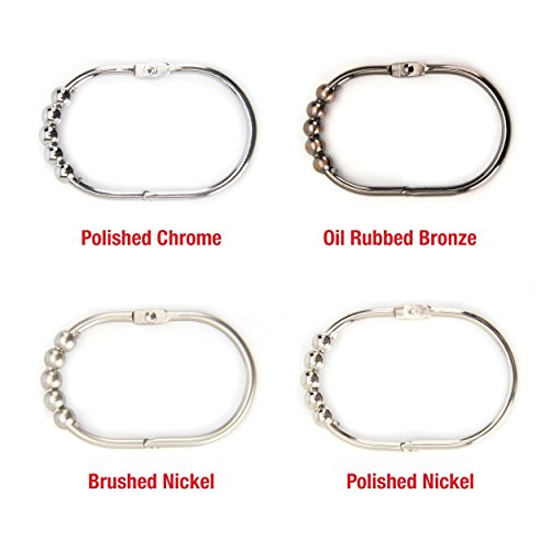 image for 2 Lb. Depot 2LB Depot Wide Shower Curtain Rings / Hooks Set, Decorati