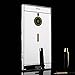 Nokia Lumia 1520 Case, Silverback(TM) Luxury Metal Air Aluminum Bumper Detachable + Mirror Hard Back Case 2 in 1 Cover Ultra-Thin Frame for Nokia Lumia 1520 -Silver