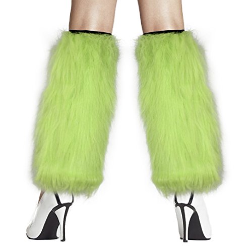 Women's Furry Fuzzy Leg Warmers Costume - Play Kreative TM