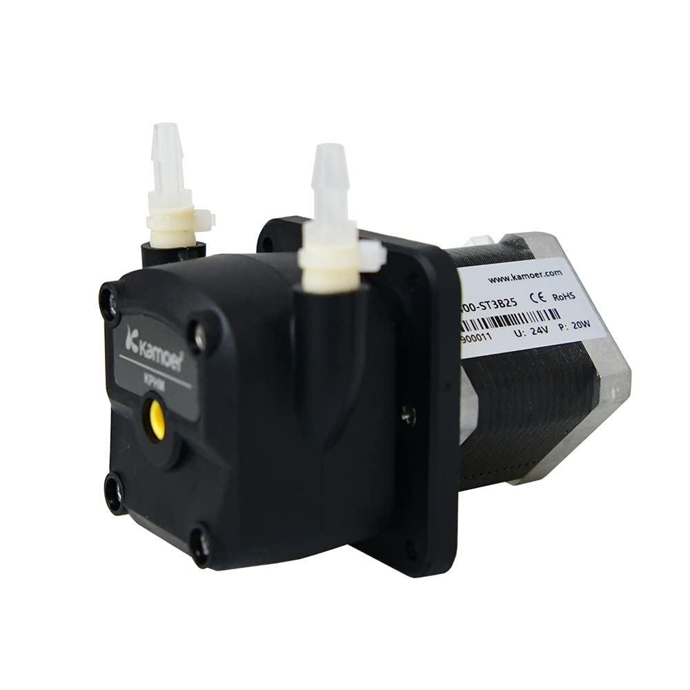 Kamoer KPHM400-ST high flow stepper motor peristaltic pump 24V variable speed lab liquid dosing pump 0~400ml/min