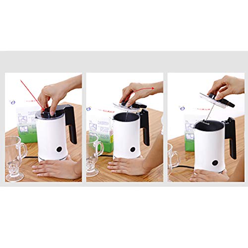 ALY Milchaufschäumer Elektrisch Automatischer Milchschäumer, Antihaftbeschichtung, Erhitzen und Aufschäumen für heiße… – Bild 3