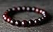 Natural and Genuine 8 mm Red Rosewood Handmade Mala Beads Healing bracelet, Red Wood Bracelet - Blessed & Energized Karma Nirvana Meditation beads - US Seller