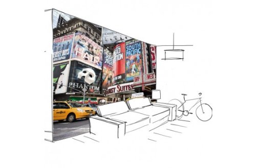 Scenolia Wall Hanging Tapestry Poster Trail 3 x 2.70 m XXL HD Quality