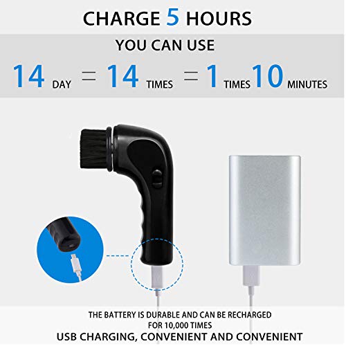 Electric Shoe Cleaner Brush, Electric Shoe Polisher Brush Shoe Shiner