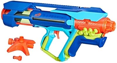 Hasbro Nerf Super Soaker Power Drench XL, Blaster Giocattolo ad Acqua, per Bambini e Bambine dagli 8 Anni in Su, Getto Regolabile, Riempimento Veloce, Blu, Arancio e Celeste