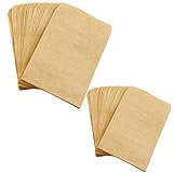 Aneco 200 Pieces Seed Envelopes Kraft Seed Paper Bags Mini Coin Packets Envelopes for Home and Garden Use, 2 Size