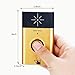 Wireless Voice Intercom Doorbell, Adv-one Portable Door Bell Chimes with 1 Push Button Transmitter and 1 Receiver, Battery Operated Over 600 feet Range Doorbell Kits (Gold)