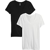 Gap Womens 2-Pack Favorite V-Neck Tee T-Shirt