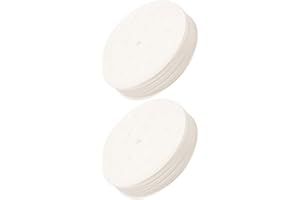 minkissy 500pcs Non-Stick Bun Steamer Paper Liners 10.16cm Steaming Pad for Baozi and Mantou Cooking